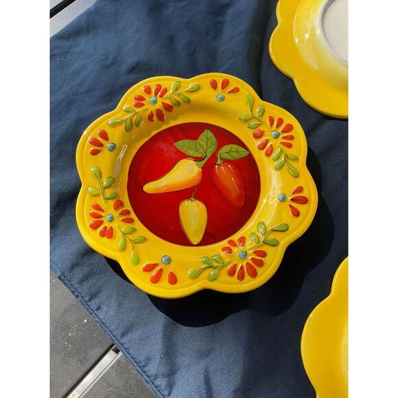 Pier 1 Imports Flores Salad Plates - Picture 2 of 3